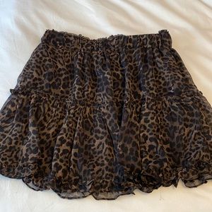 Cheetah skirt